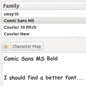 Gestionați și comparați fonturile cu ușurință cu manager de fonturi [Linux] / Linux